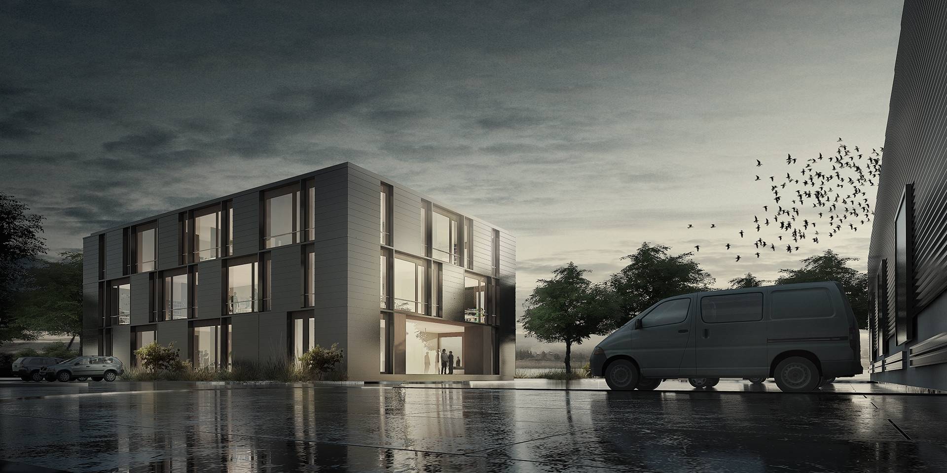 Zespół  budynków biurowo–produkcyjno–magazynowych 