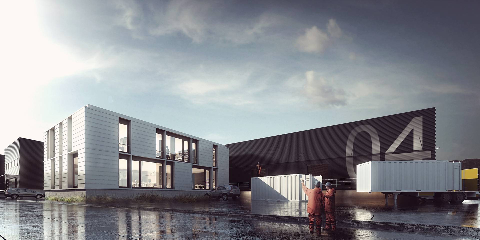 Zespół  budynków biurowo–produkcyjno–magazynowych 