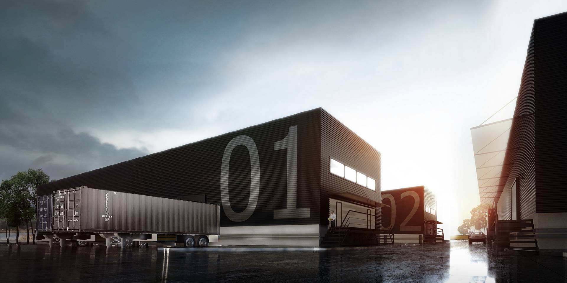 Zespół  budynków biurowo–produkcyjno–magazynowych 